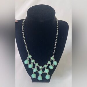 Affordable Fashion Papparazzi Jewelry  3‎ Necklaces Green/white/pink (3 pieces)